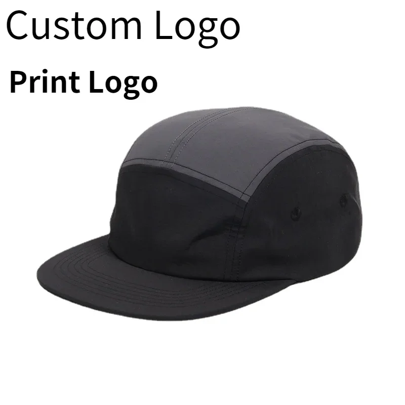 Aquatic Sports Hat - カスタムロゴ付きメンズ野球帽,5パネル,速乾性,ナイロン,防水,スポーツ,キャンプ,レジャー用