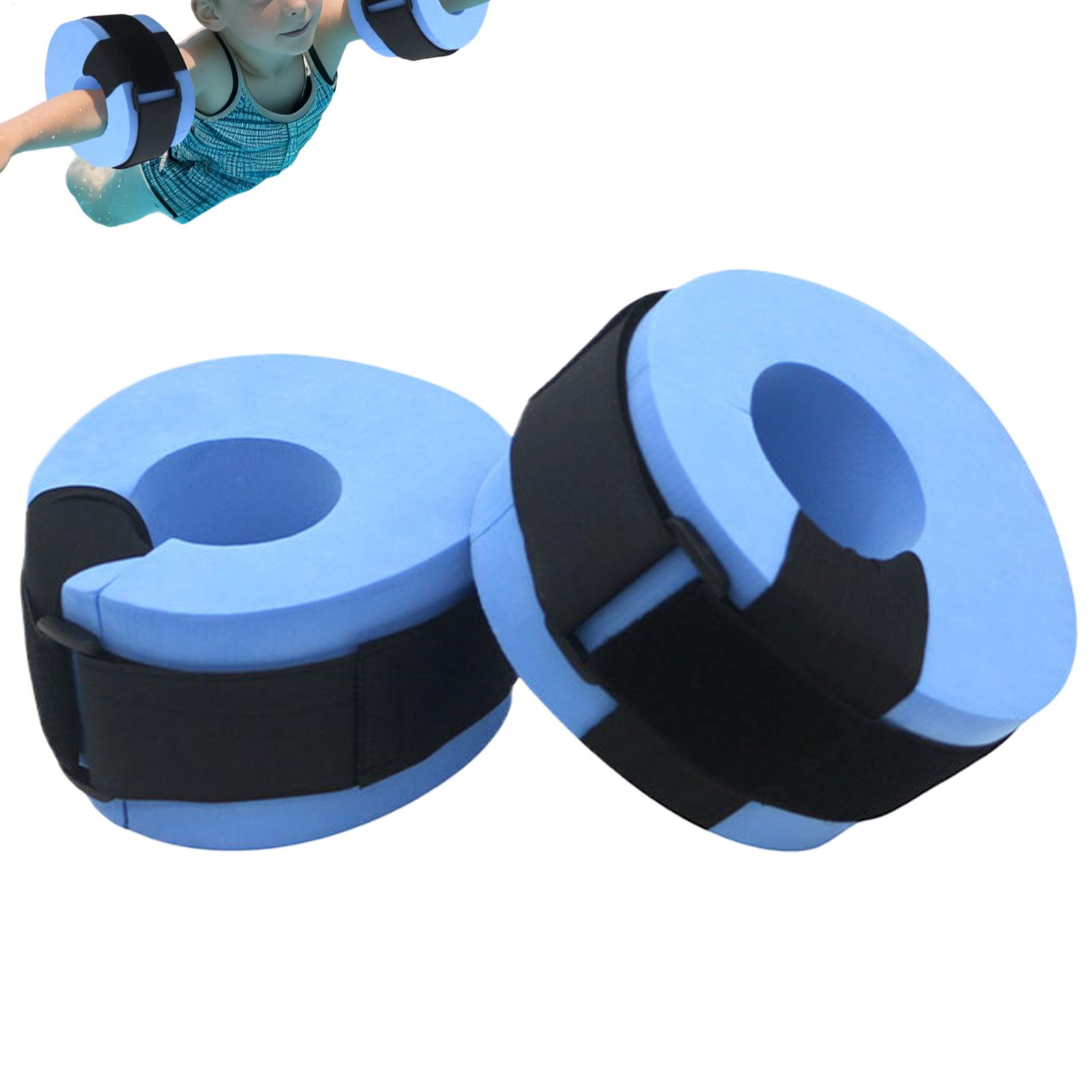 Aquatic Sports For Kids - 2個入りフォームスイミングフロートリング、ウォーターエアロビクスエクササイズ、足首・腕用フィットネスウォータースポーツカフ