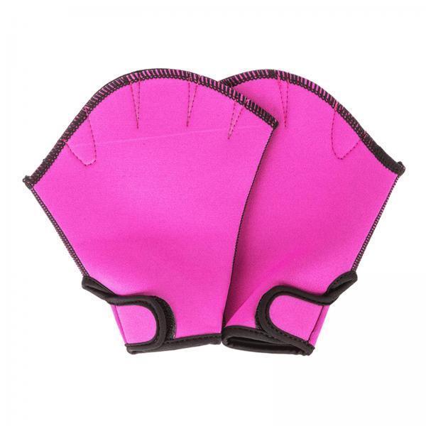 Aquatic Sports Equipment - ナイロン製ウェブ付き水泳用手袋 ウォータースポーツ用品 ハンドフィン 水泳トレーニングパドル プールでの水泳運動用