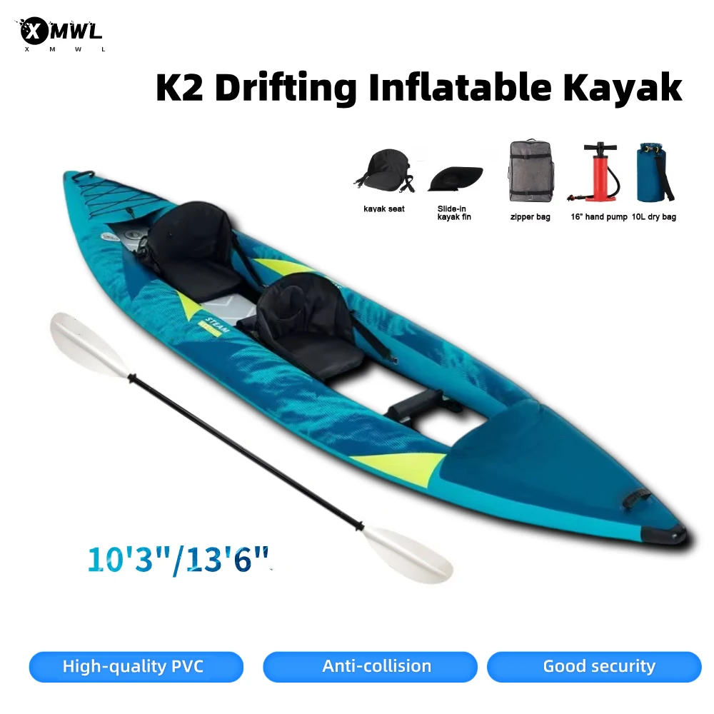 Aquatic Sports - カヌーカヤック インフレータブルボート 1～2人乗り 840D 10'3