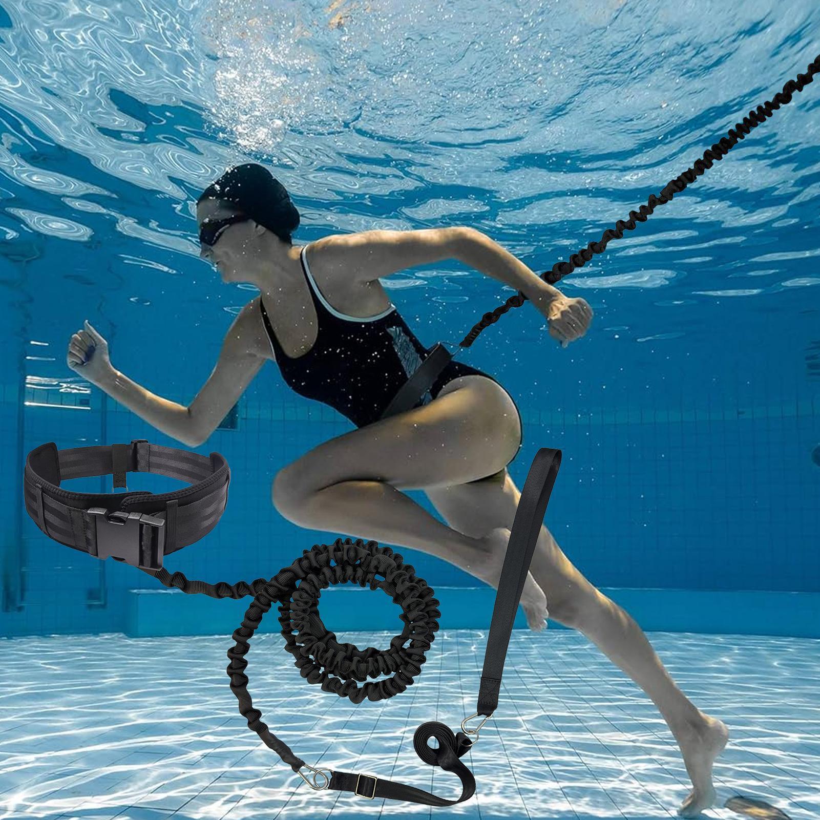 Aquatic Water Sports - 水泳トレーニングベルト快適な水泳トレーナーハーネス水泳ベルトプール用男性女性大人青少年ティーンウォータースポーツ用
