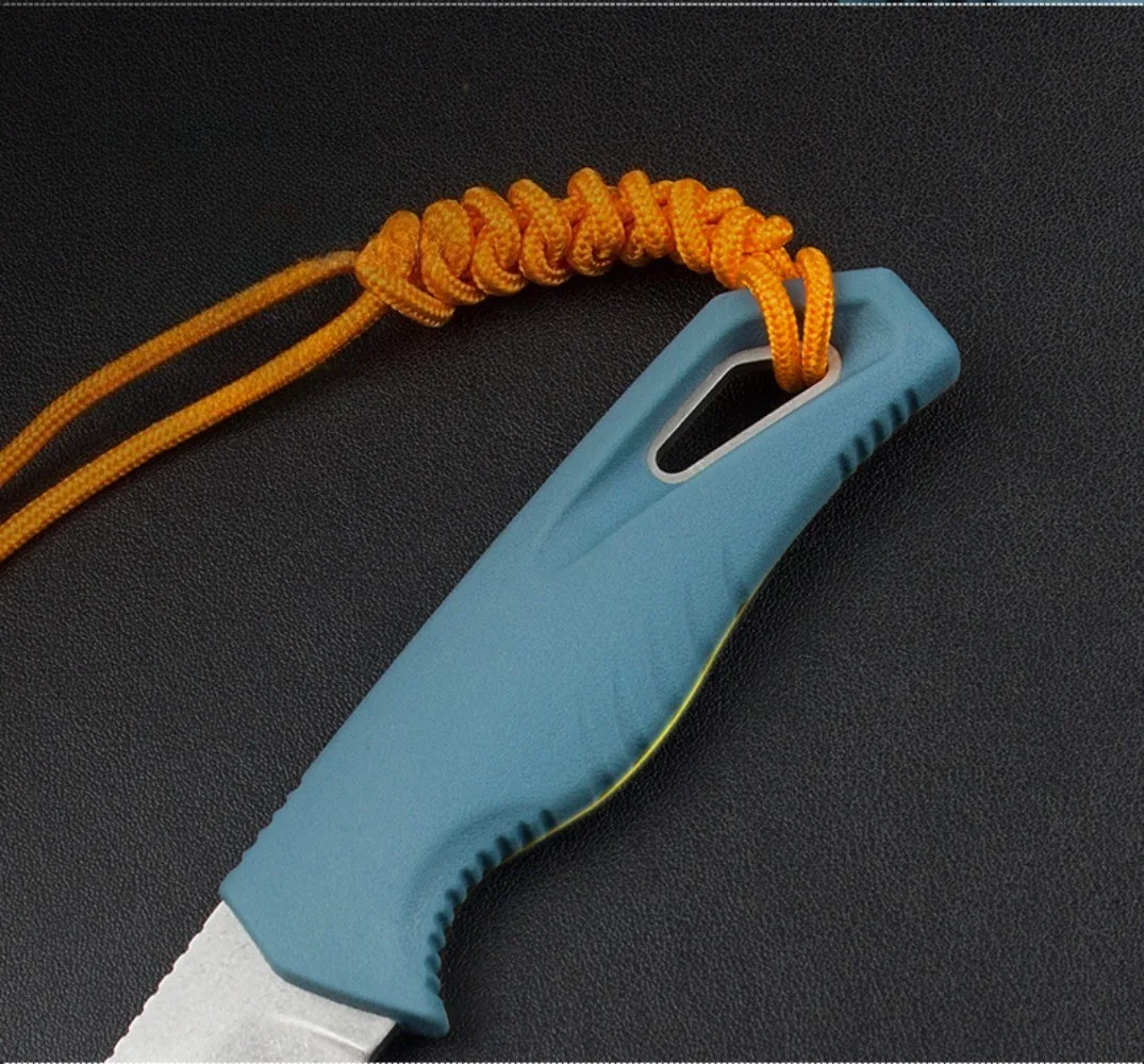18050 固定刃ナイフ シース付き D2 ブレード、ナイロ - Dive Knife Titanium のレビューと価格
