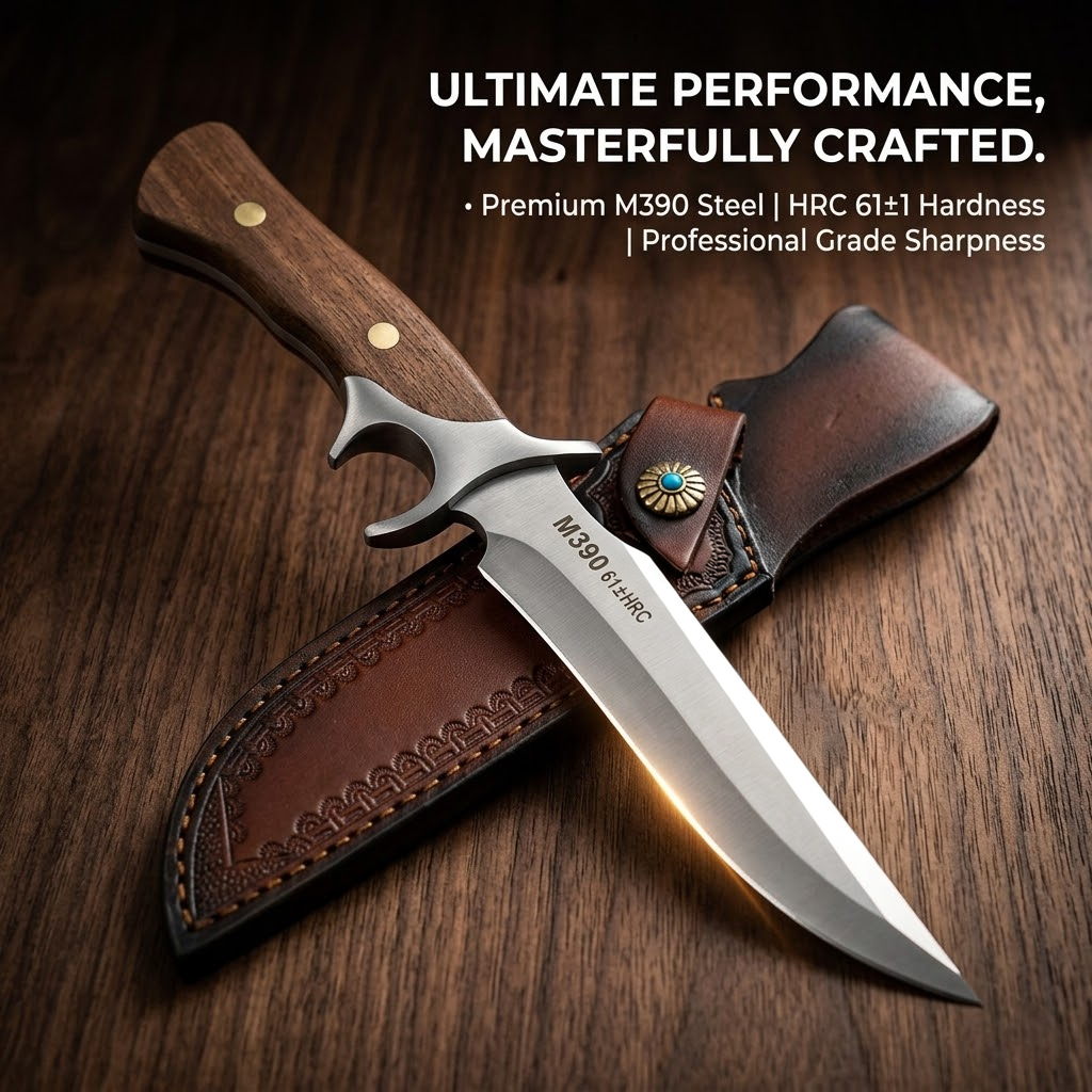 アウトドアポケットナイフ M390鋼 固定刃ナイフ レザーシ - Dive Knife Titanium のレビューと価格
