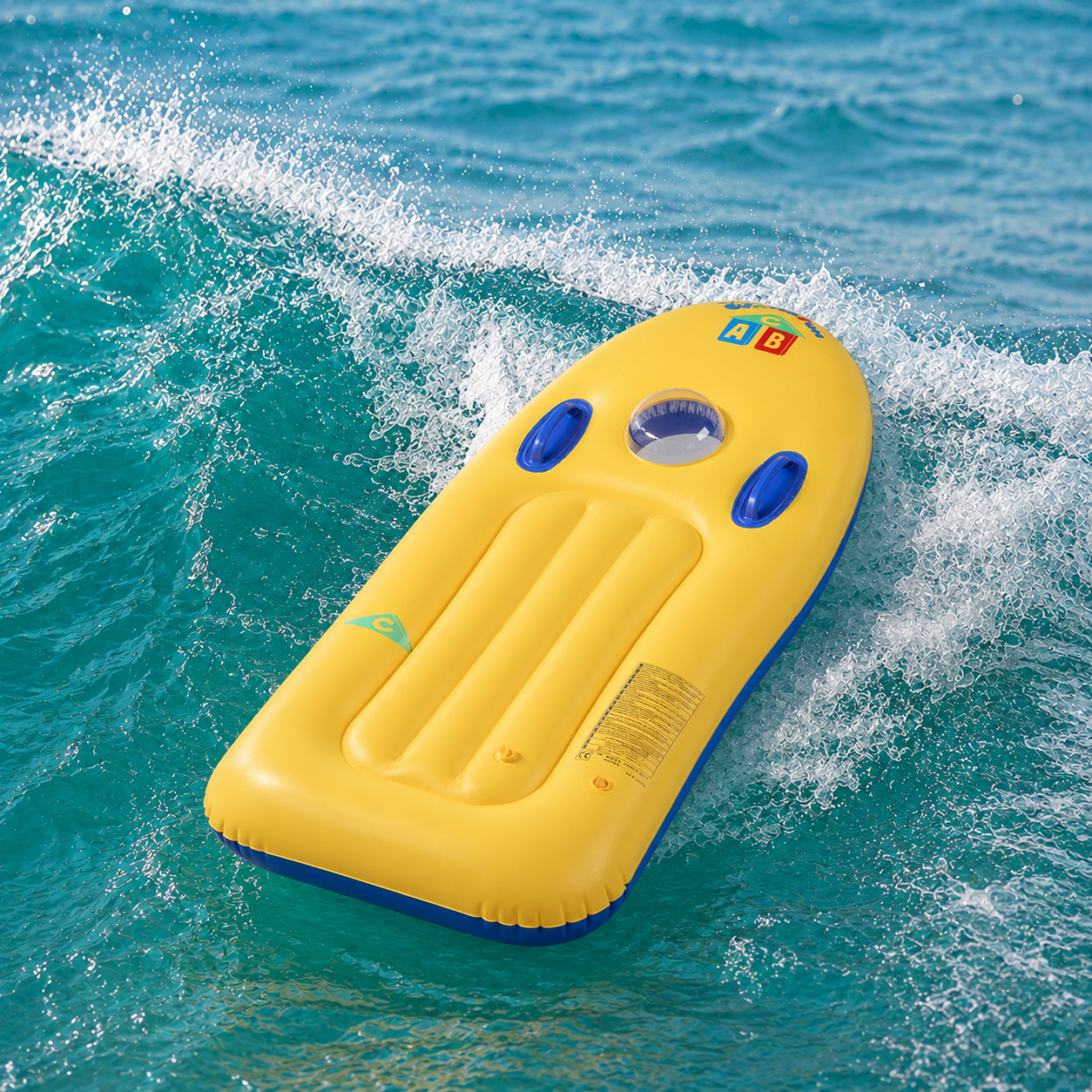 インフレータブルサーフボードボディボード 113x51cm  - Aquatic Sports のレビューと価格