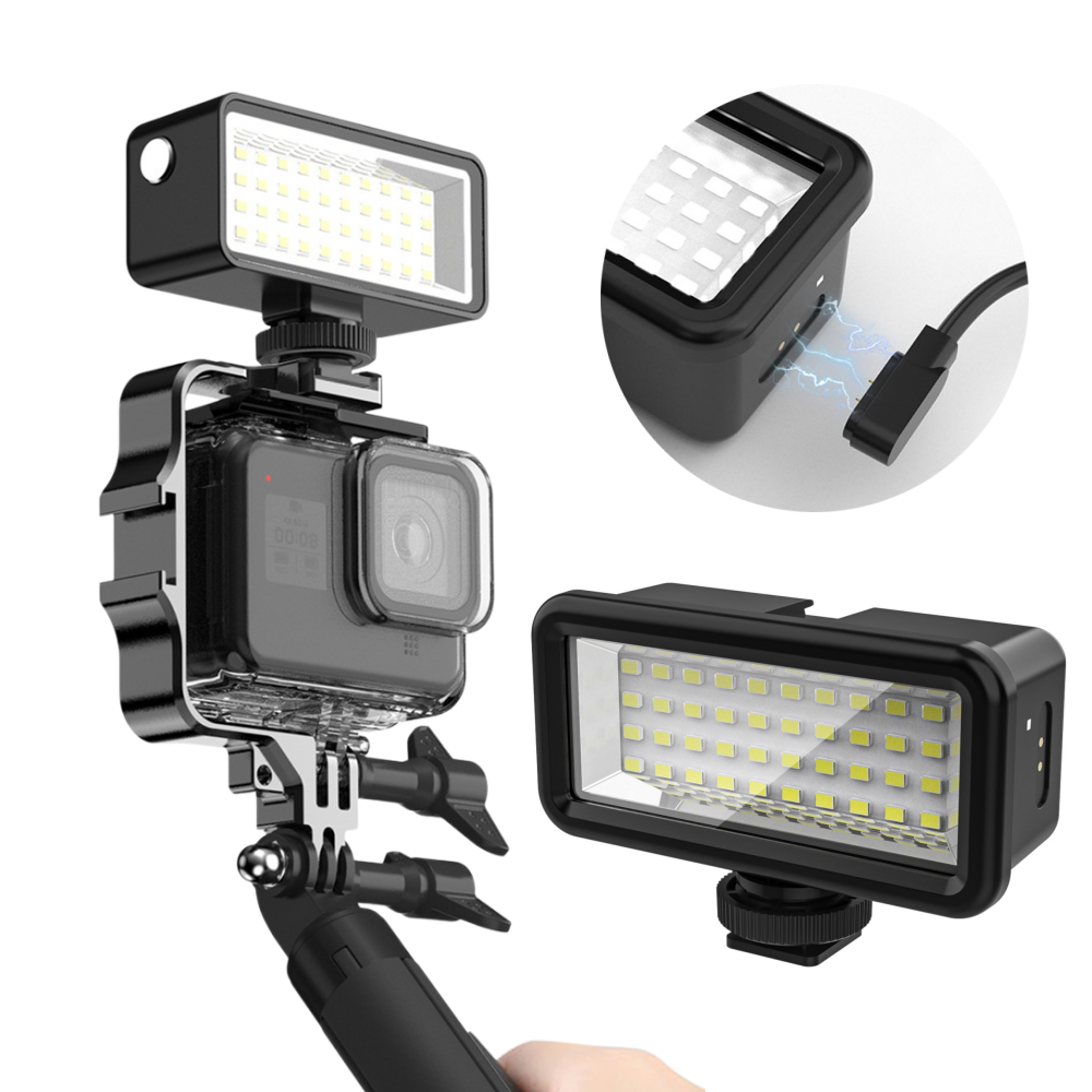 水中ダイビング用フィルライト 防水40M LEDランプ フラ - Underwater Flashlight のレビューと価格