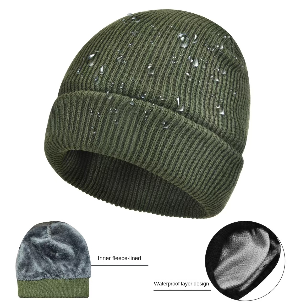 釣り用防水ニットビーニー、釣り帽子、だらしないキャップ、柔ら - Aquatic Sports Hat のレビューと価格