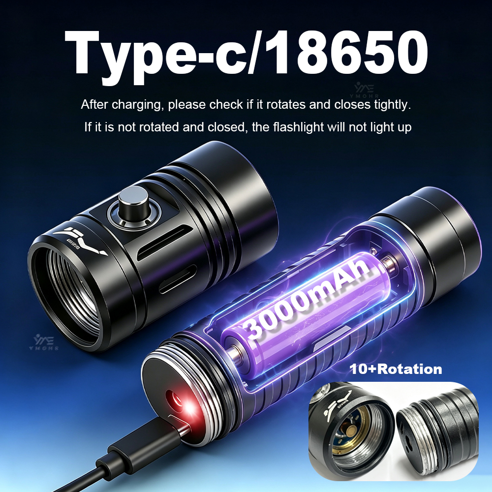 GRCKT ダイビング懐中電灯強力なプロフェッショナル水中ラ - Underwater Flashlight のレビューと価格