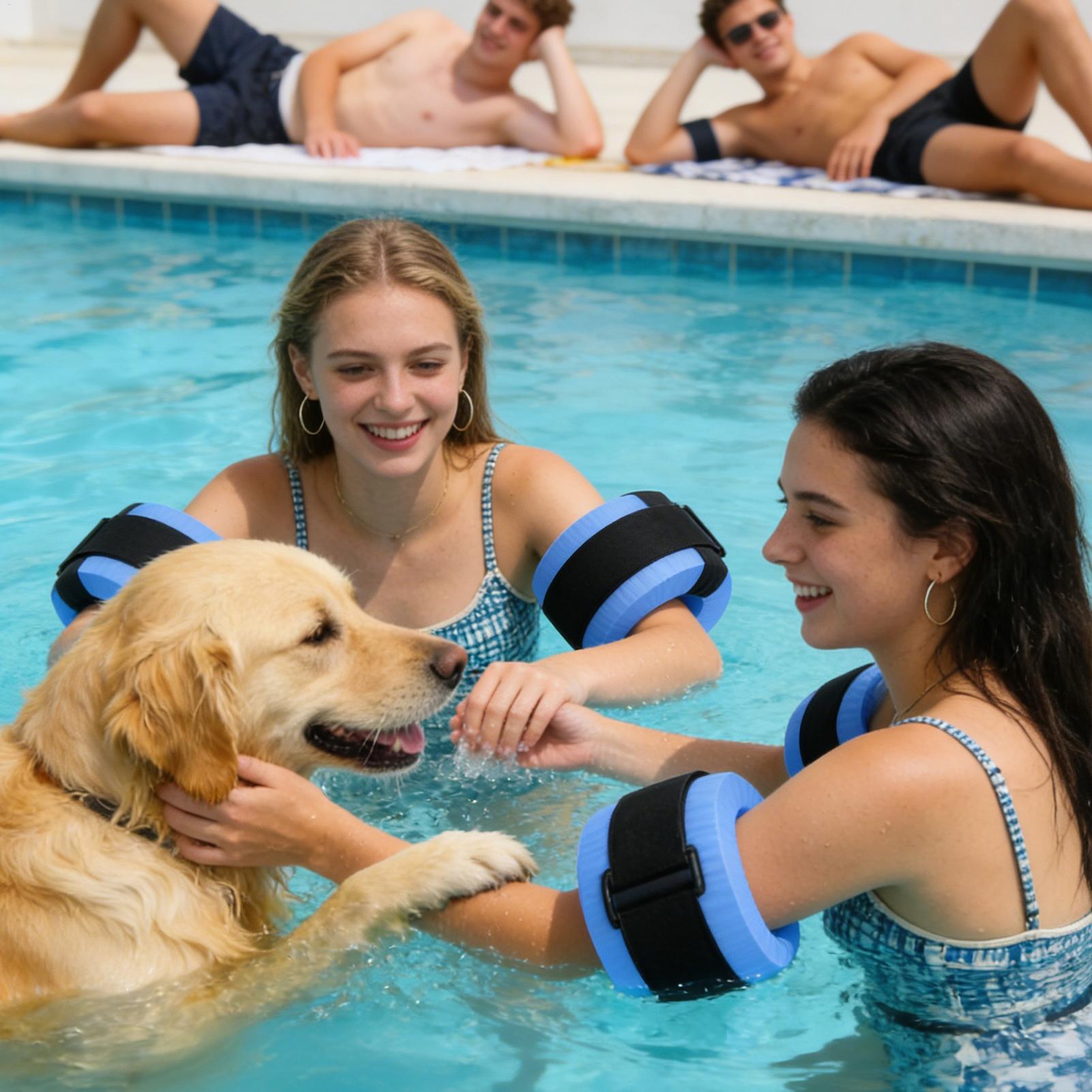 2個入りフォームスイミングフロートリング、ウォーターエアロビ - Aquatic Sports For Kids のレビューと価格