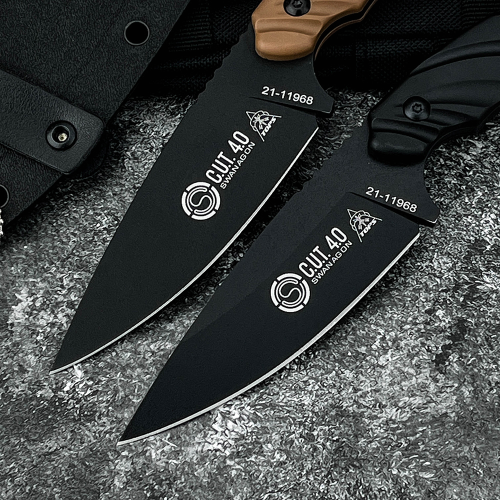 TPS CUT アウトドアアドベンチャー 8Cr13Movブ - Dive Knife Titanium のレビューと価格