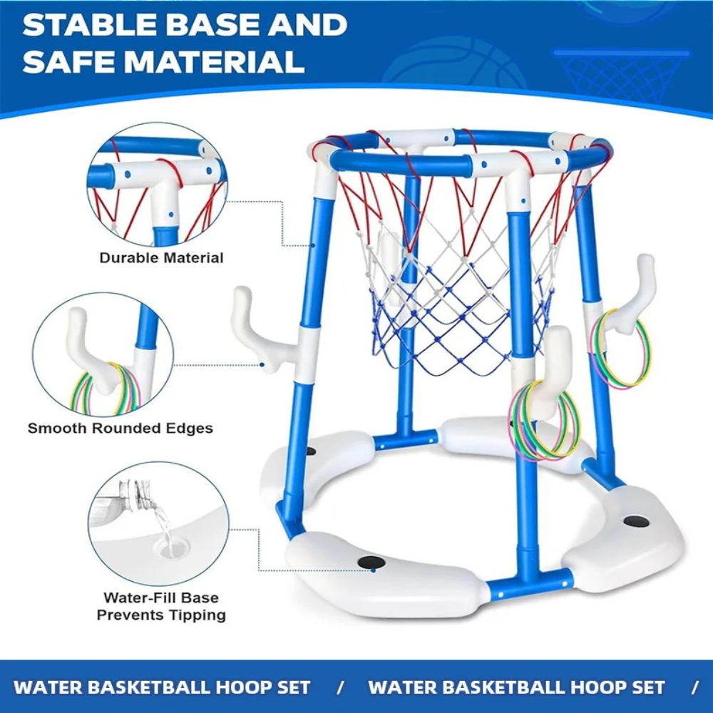 新しいフローティングウォーターバスケットボールスタンドおもち - Aquatic Sports のレビューと価格