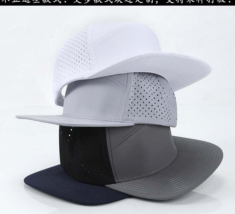 メンズサマー速乾野球帽カスタムロゴレーザー穴メッシュ通気性防 - Aquatic Sports Hat のレビューと価格