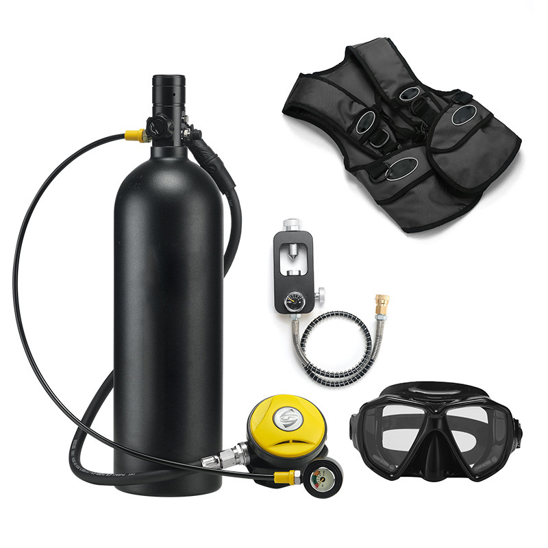 スキューバタンクキット ポータブル 2L ミニダイビングタン - Underwater Flashlight のレビューと価格