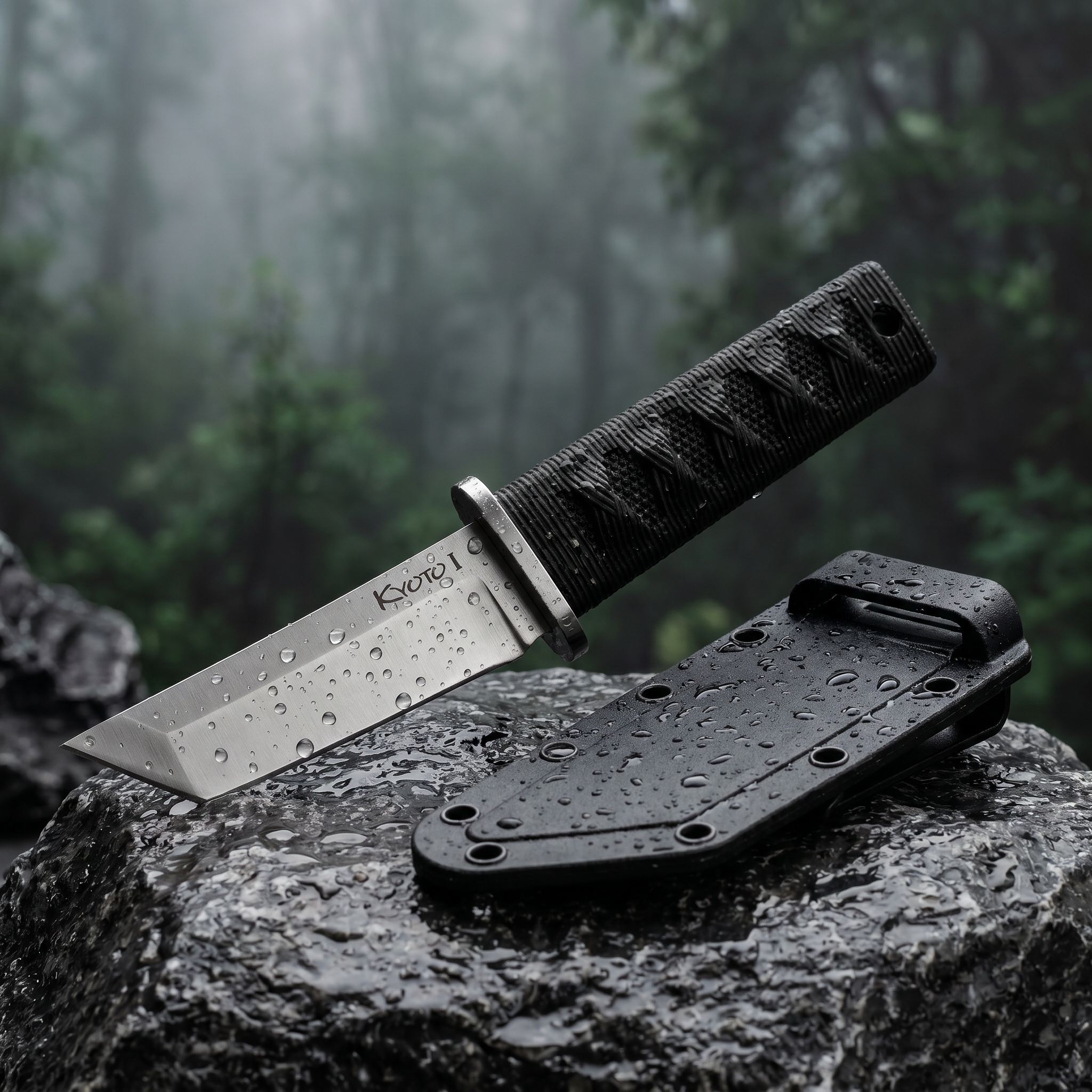 ポータブルストレージアウトドアナイフ、絶妙なシース保護機能付 - Dive Knife Titanium のレビューと価格