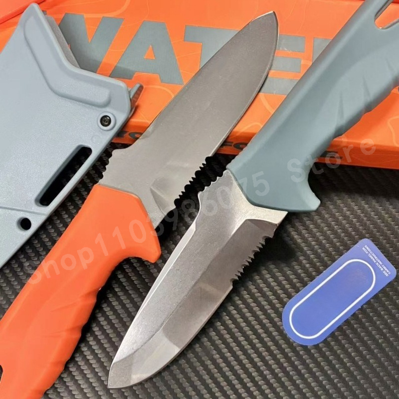 BM 18040 ストレートナイフ D2ブレード ナイロンフ - Dive Knife Titanium のレビューと価格