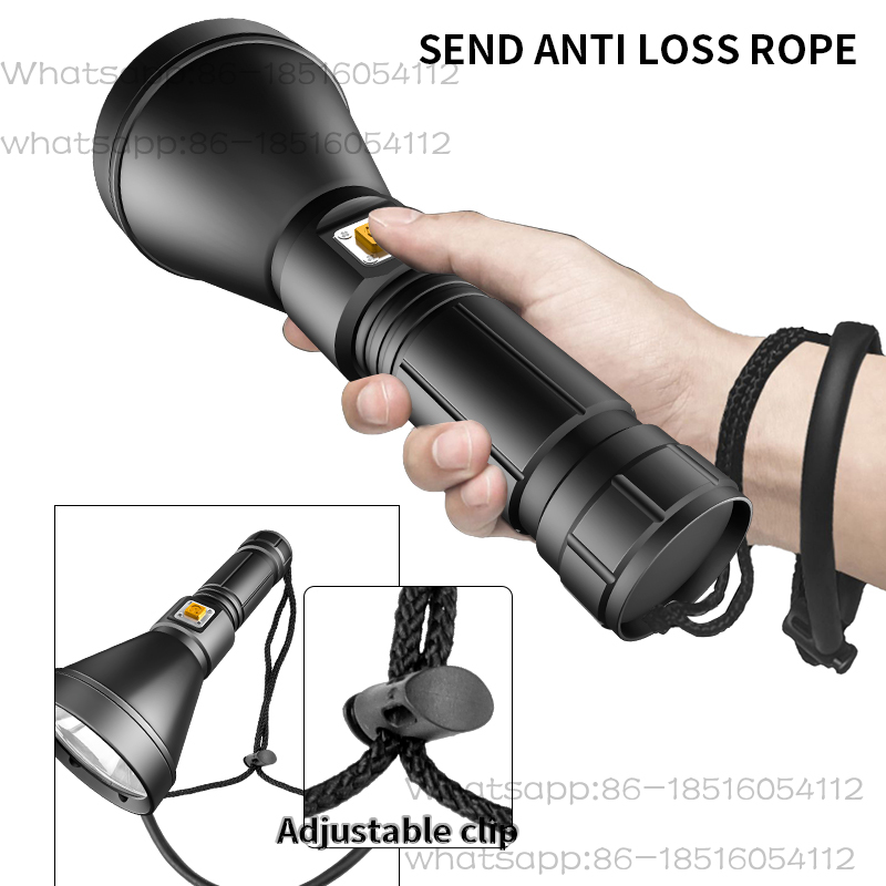 水中ダイビング懐中電灯 P90 LED 5000ルーメン 高 - Underwater Flashlight のレビューと価格