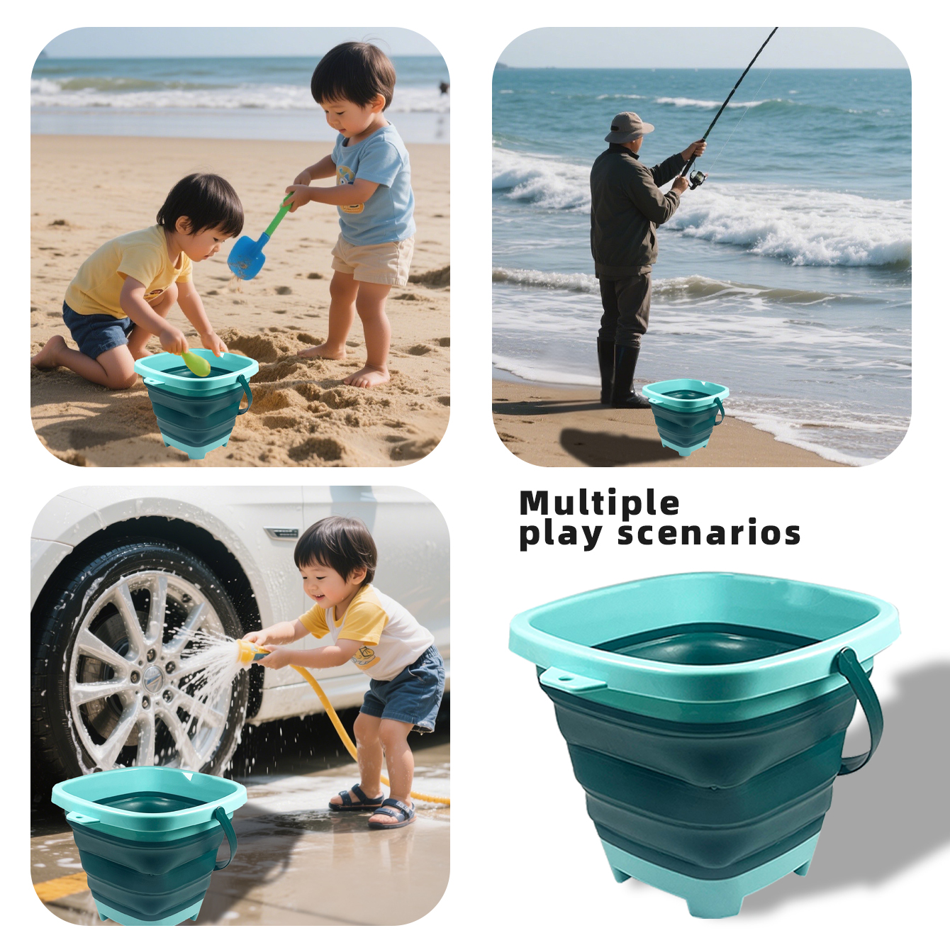 子供用のビーチ砂遊びおもちゃ、多機能で持ち運び可能な小型の伸 - Aquatic Sports のレビューと価格