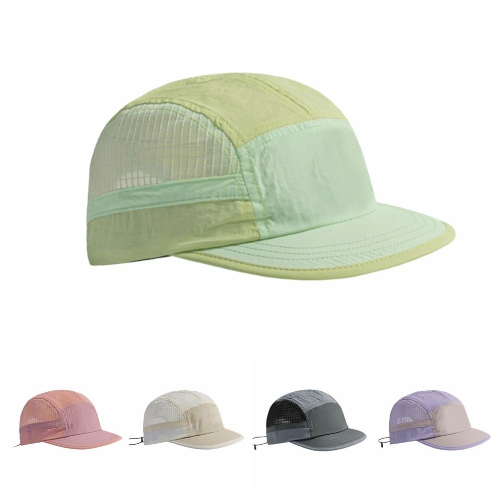 カラーブロックデザインの速乾性野球帽 レトロ5パネル ソフト - Aquatic Sports Hat のレビューと価格