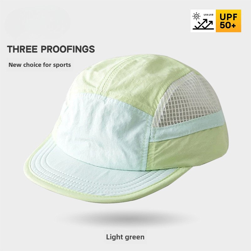 カラーブロックデザインの速乾性野球帽 レトロ5パネル ソフト - Aquatic Sports Hat のレビューと価格