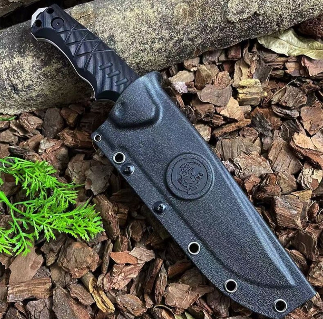 高硬度フルタング固定刃ナイフ、キャリーシース付き、アウトドア - Dive Knife Titanium のレビューと価格
