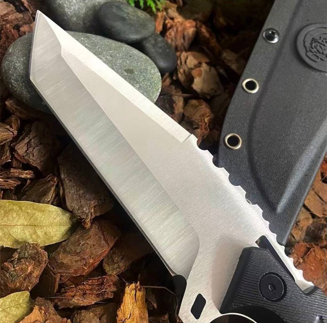 高硬度フルタング固定刃ナイフ、キャリーシース付き、アウトドア - Dive Knife Titanium のレビューと価格