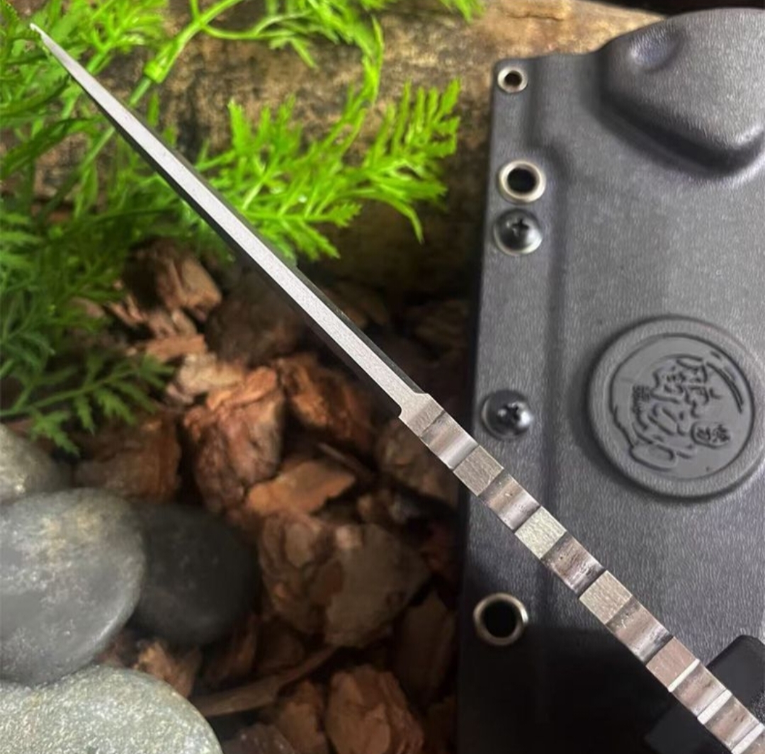 高硬度フルタング固定刃ナイフ、キャリーシース付き、アウトドア - Dive Knife Titanium のレビューと価格