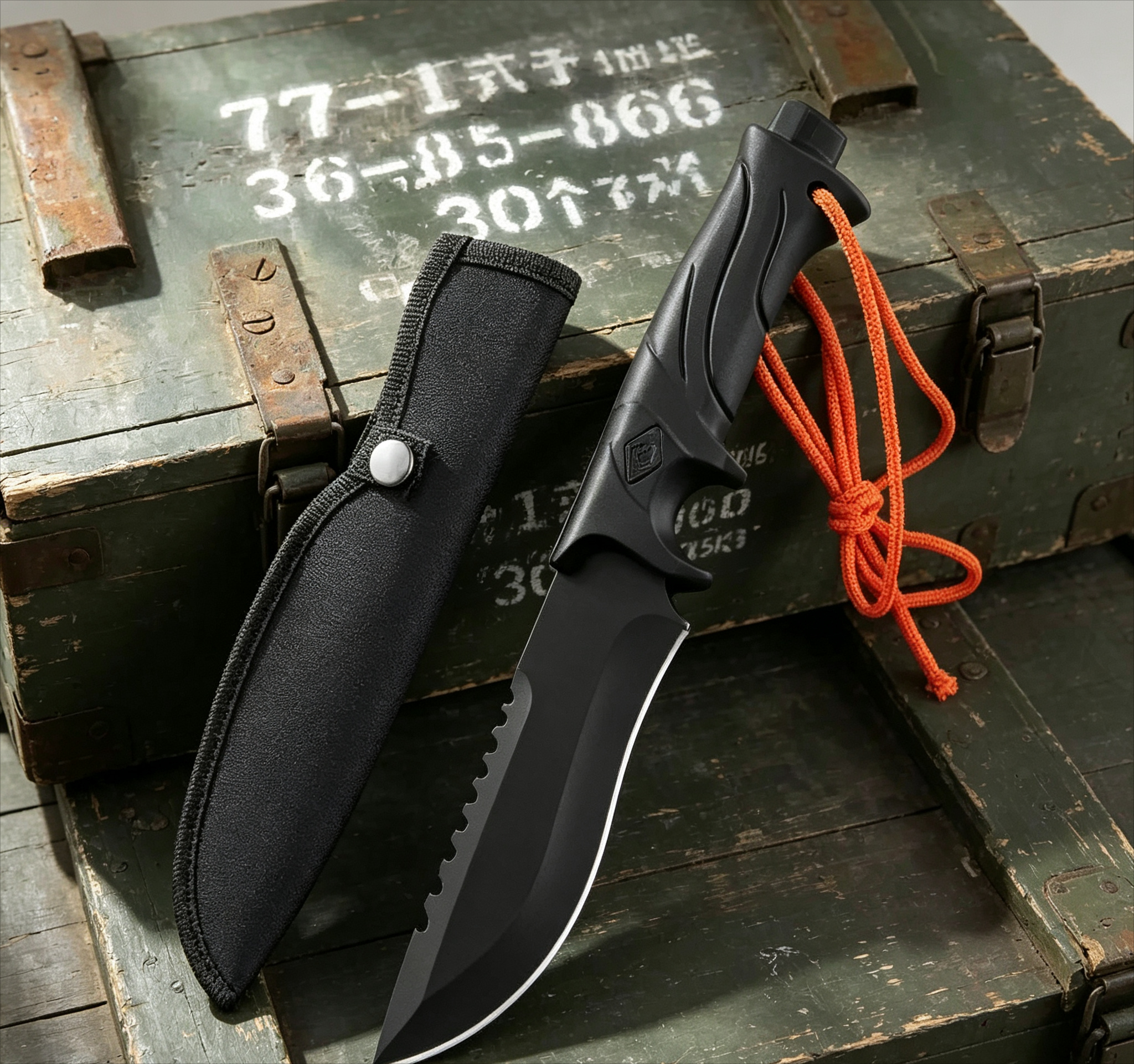 多目的キャンプ・サバイバルEDCツール固定刃ストレートナイフ - Dive Knife Titanium のレビューと価格