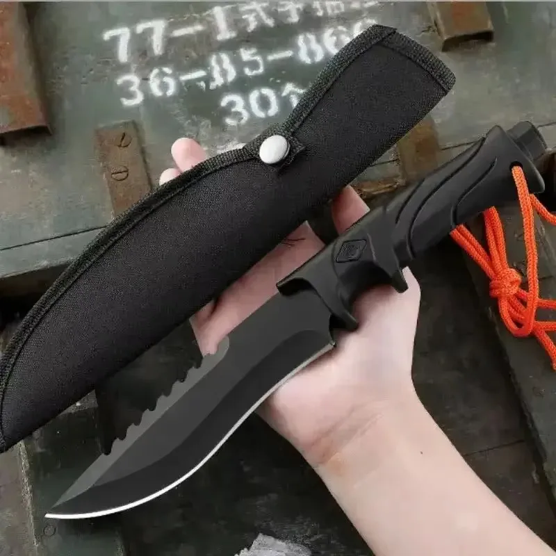 多目的キャンプ・サバイバルEDCツール固定刃ストレートナイフ - Dive Knife Titanium のレビューと価格