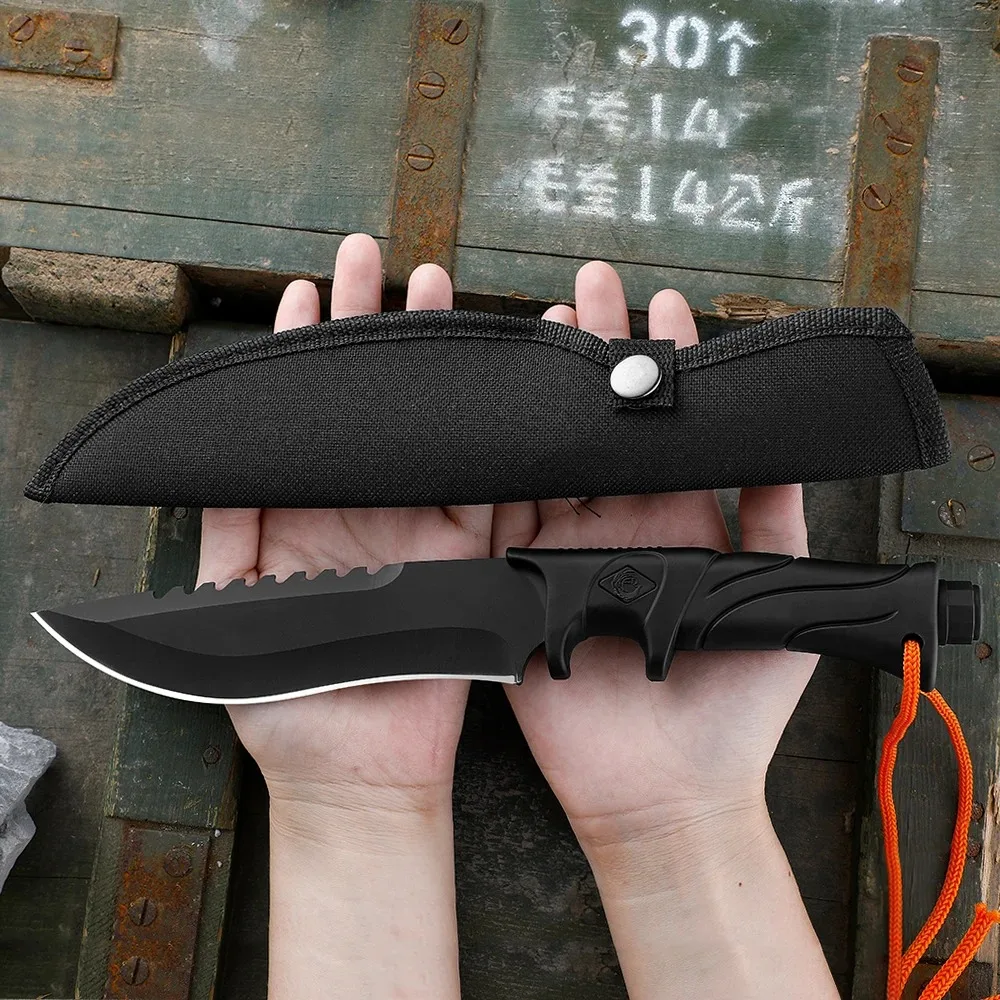 多目的キャンプ・サバイバルEDCツール固定刃ストレートナイフ - Dive Knife Titanium のレビューと価格