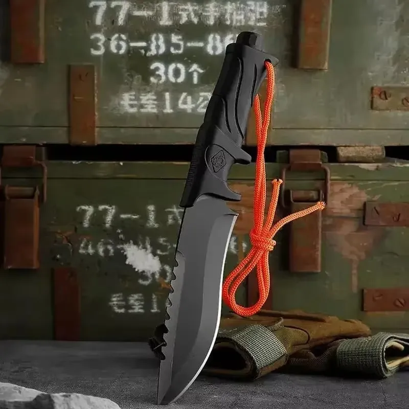 多目的キャンプ・サバイバルEDCツール固定刃ストレートナイフ - Dive Knife Titanium のレビューと価格