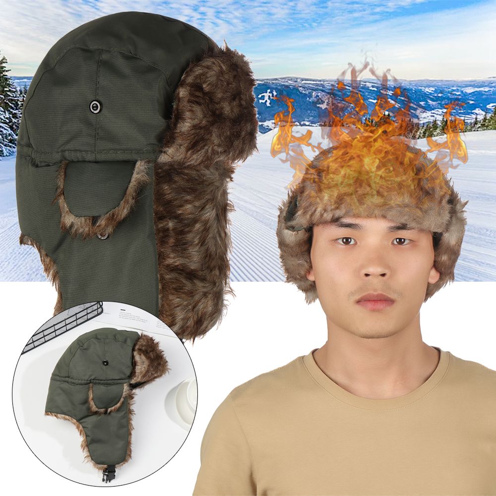 メンズウィンタートラッパーアビエイタートルーパーイヤーフラッ - Aquatic Sports Hat のレビューと価格
