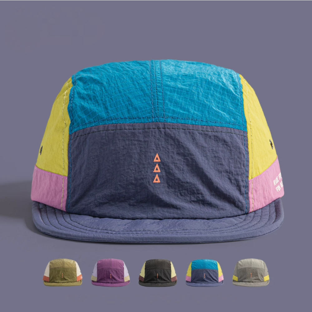 5パネル野球帽、短いつば、ナイロンメッシュ、防水、カラーブロ - Aquatic Sports Hat のレビューと価格