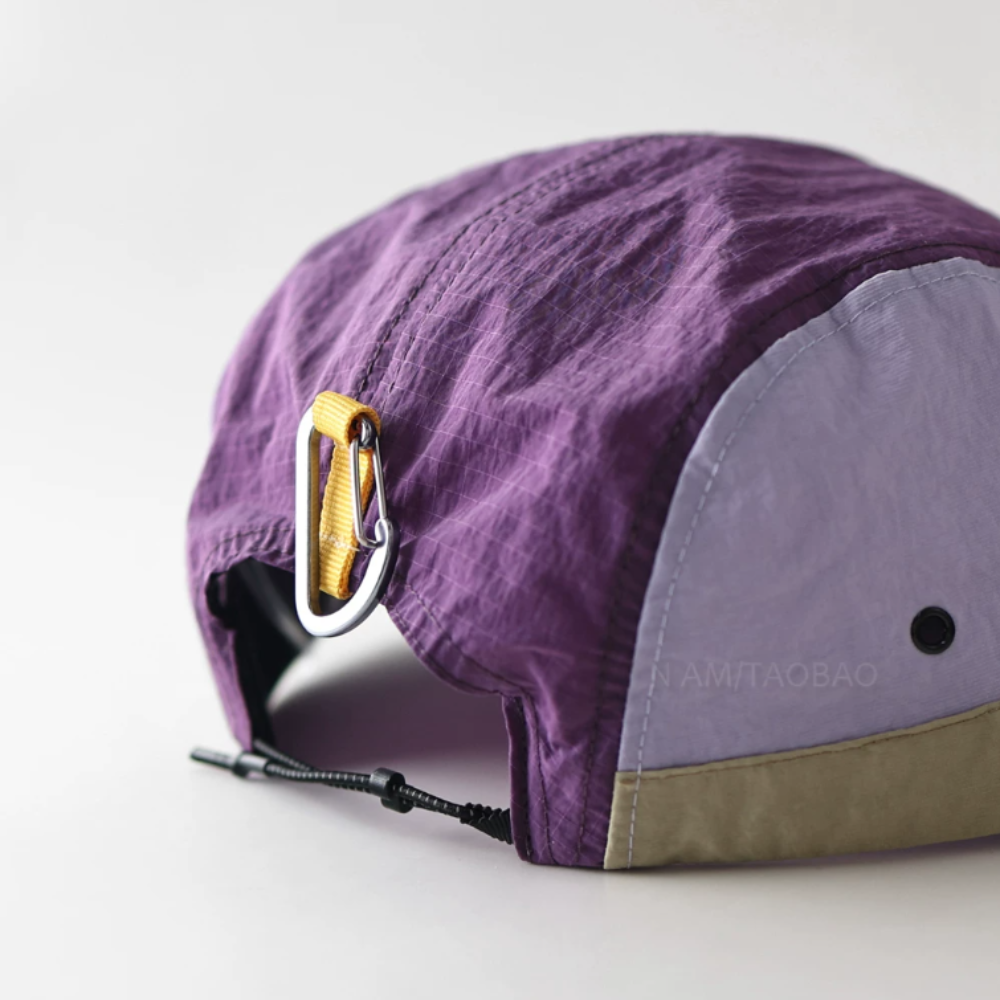 5パネル野球帽、短いつば、ナイロンメッシュ、防水、カラーブロ - Aquatic Sports Hat のレビューと価格