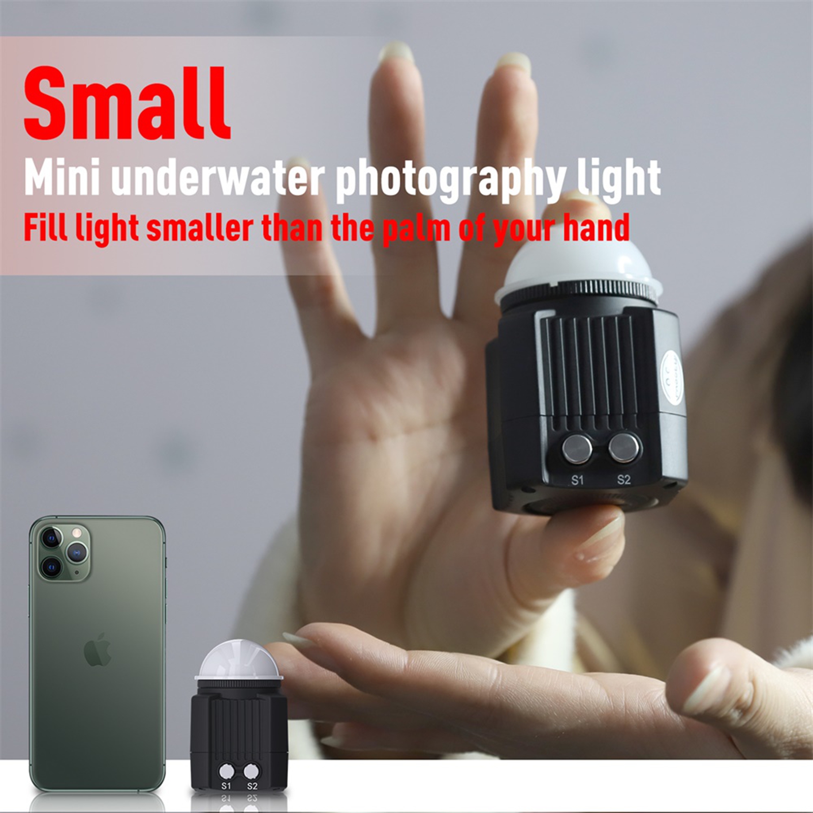 Seafrogs IPX8 60メートル防水ダイビングフィル - Underwater Flashlight のレビューと価格