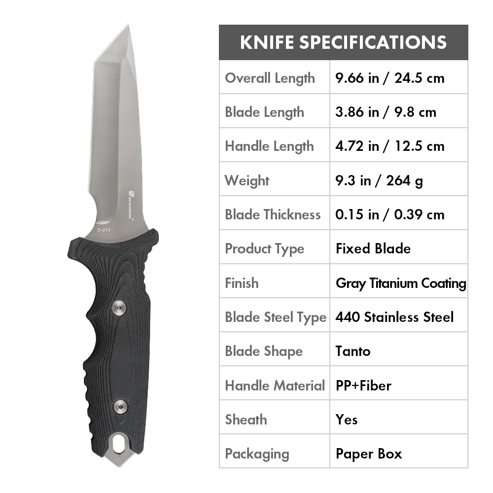 サバイバル固定刃ナイフ EDC タクティカルナイフ ベルトシ - Dive Knife Titanium のレビューと価格