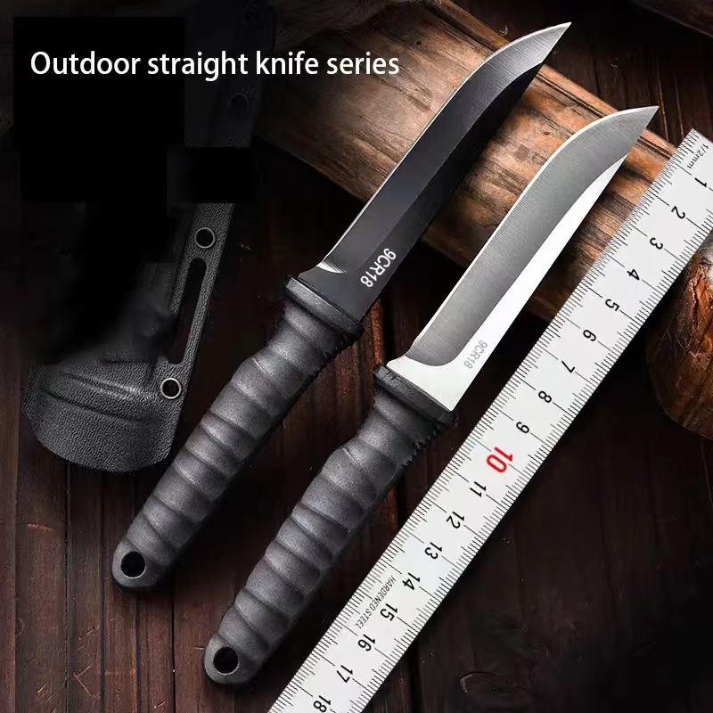アウトドアポケットナイフ - シース付きポータブルキャンプナ - Dive Knife Titanium のレビューと価格