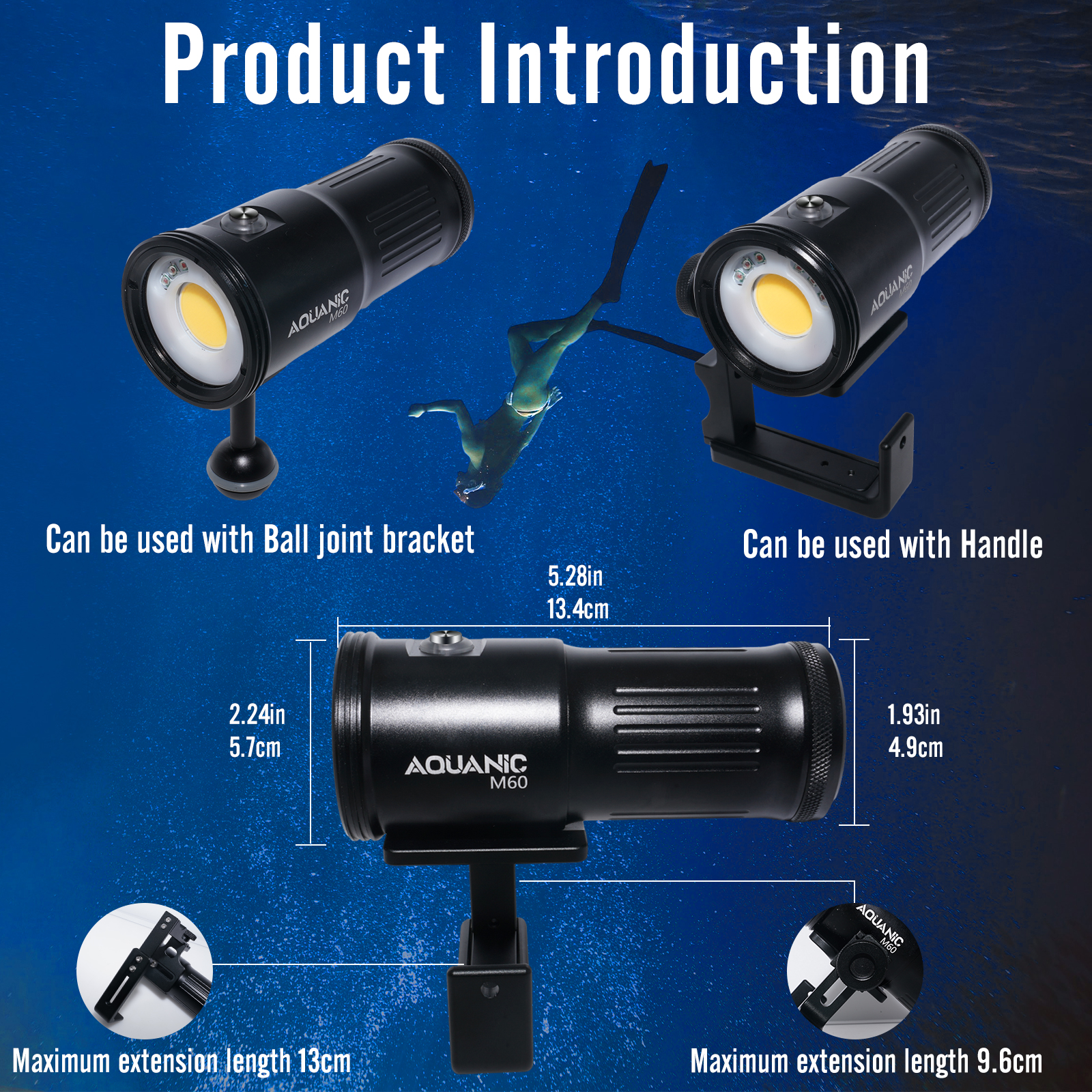 Nitescuba プロフェッショナルダイビング写真撮影ライ - Underwater Flashlight のレビューと価格