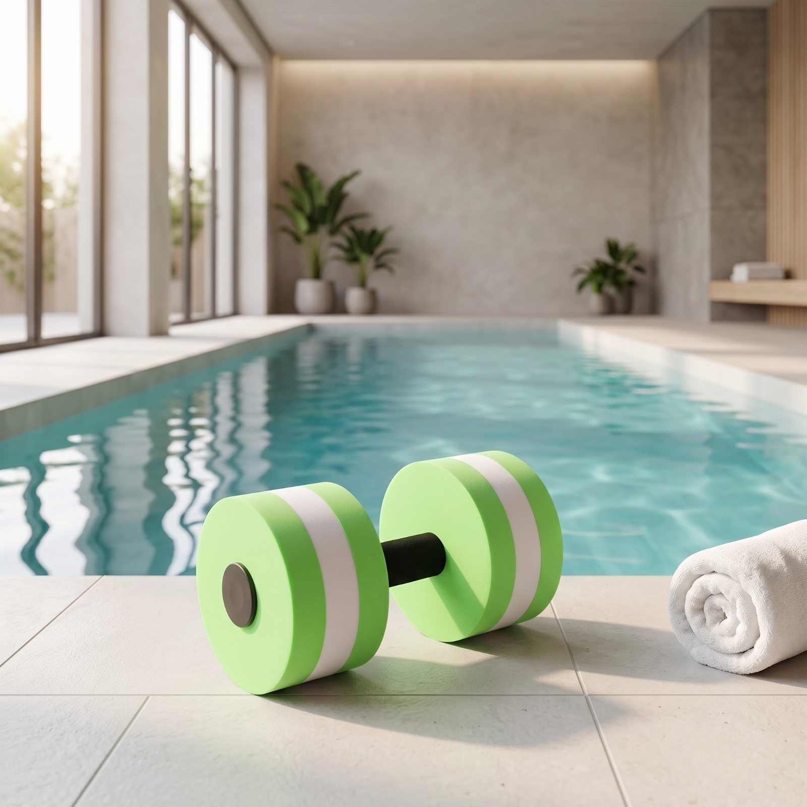 フォームウォーターダンベル フォームエンド付き浮力のある水用 - Aquatic Sports のレビューと価格