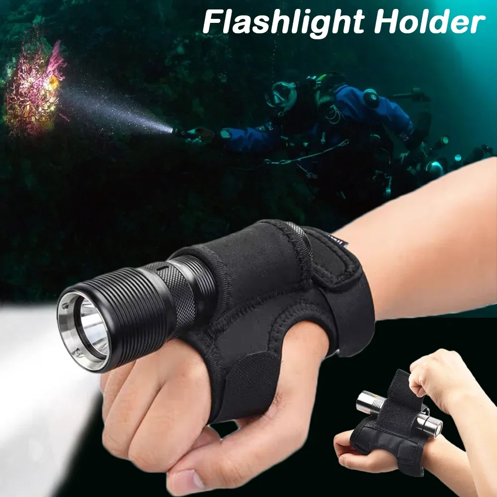 スキューバダイビング LED 懐中電灯ホルダーライトリストア - Underwater Flashlight のレビューと価格