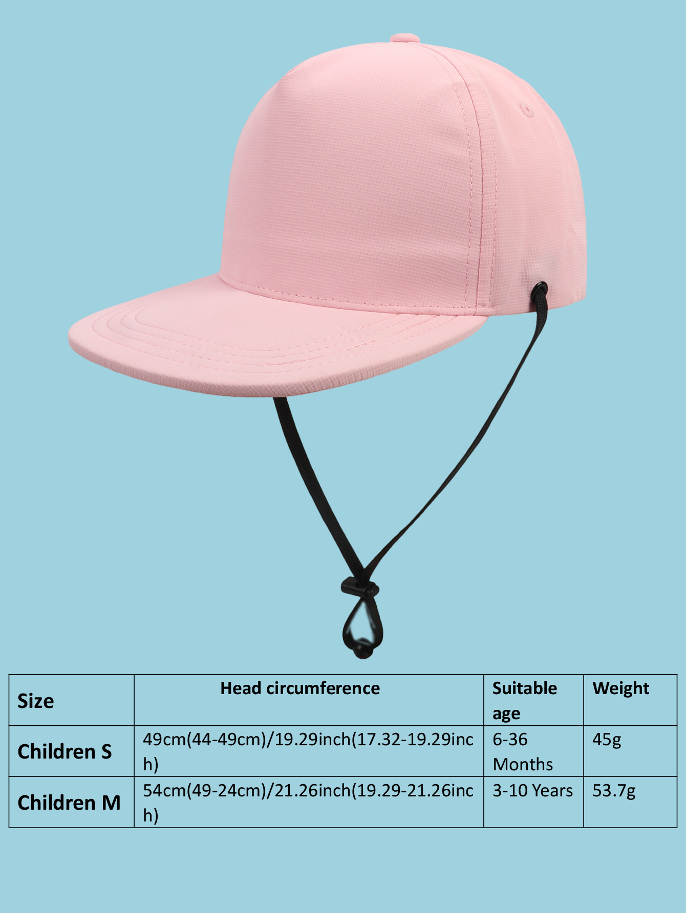 男の子と女の子用の夏の日焼け止め野球帽、アウトドアスポーツ用 - Aquatic Sports Hat のレビューと価格