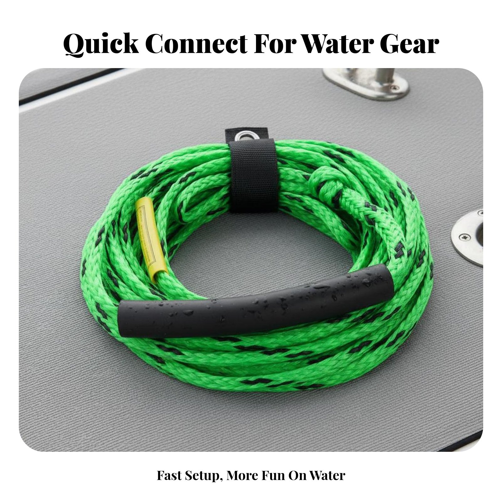 水上アクティビティ用牽引ロープ 頑丈な牽引可能なチューブロー - Aquatic Water Sports のレビューと価格