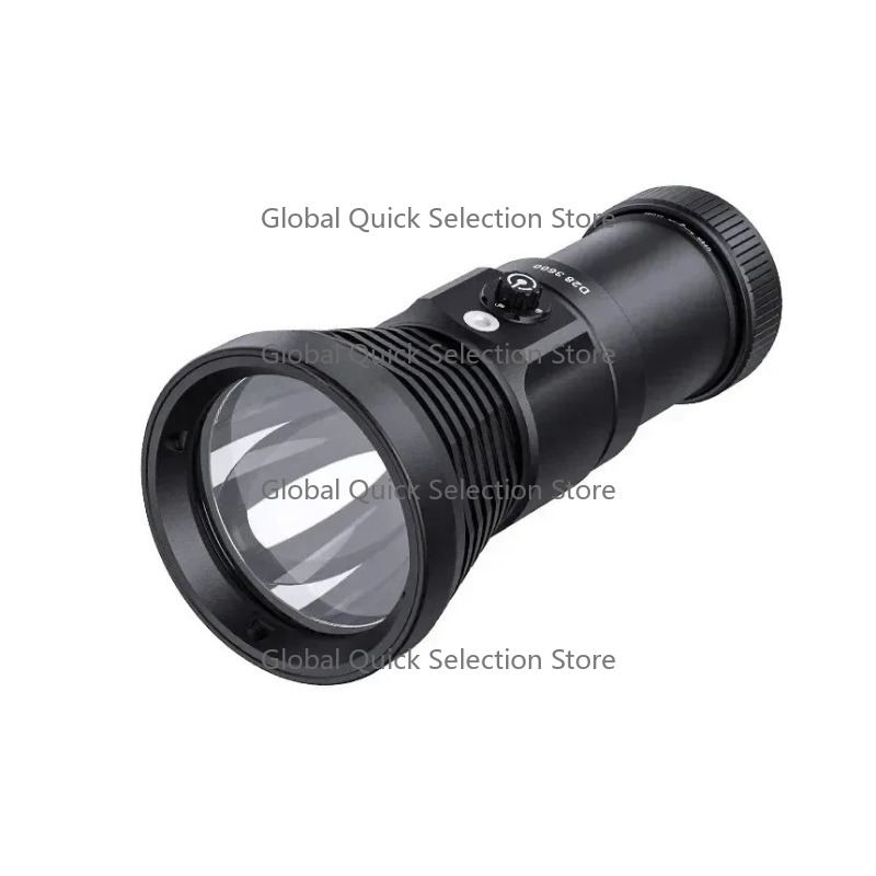 D28 3600 D30 4000高ルーメンバッテリーIP6 - Underwater Flashlight のレビューと価格