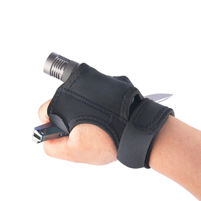 水中スキューバダイビングトーチ懐中電灯ホルダー手袋スピアフィ - Underwater Flashlight のレビューと価格