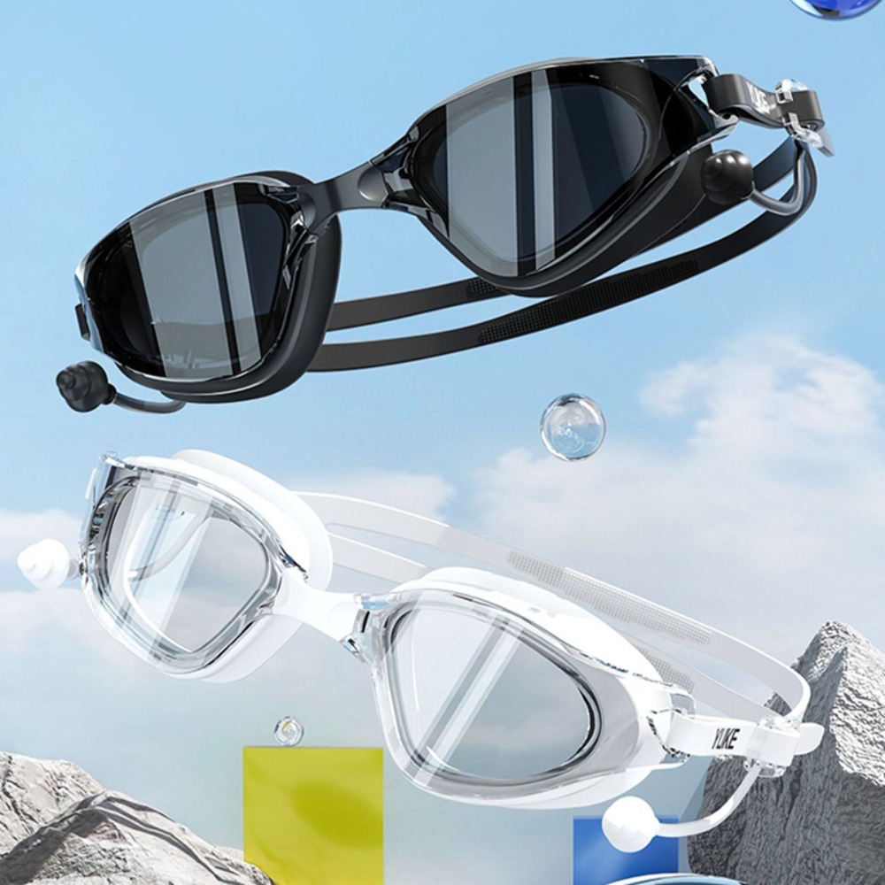 プロの水泳ゴーグルキャップ HD 防水防曇シリコン水レースス - Aquatic Sports Hat のレビューと価格
